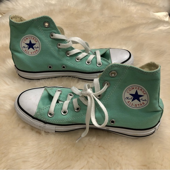 CONVERSE All-Star Mint Green Hi Top - Picture 7 of 11
